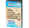 Полиця для Взуття 4 Вертикальні смужки Довга Storage Shoe Rack, фото 8