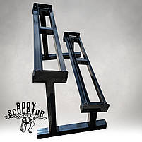 Підставка (стійка) під гантельний ряд 120 см А804-Ч Чорна, фото 3