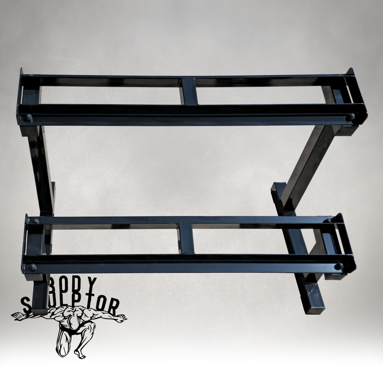 Підставка (стійка) під гантельний ряд 120 см А804-Ч Чорна, фото 1