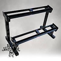 Підставка (стійка) під гантельний ряд 120 см А804-Ч Чорна, фото 2