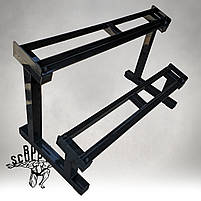 Підставка (стійка) під гантельний ряд 120 см А804-Ч Чорна, фото 4