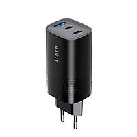 Зарядний пристрій HAVIT UC20 GaN 67W USB-A+2xUSB-C Black
