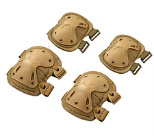 Наколінники та налокітники тактичні з ударостійкого пластику FH 77