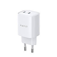 Зарядний пристрій HAVIT UC45 PD45W 2xUSB-C White