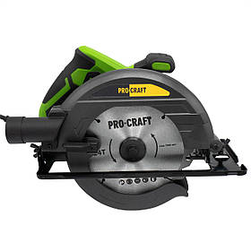 Дискова пила Procraft KR1400 — 1400 Вт, диск 185 мм, 5000 об/хв