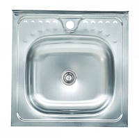 Мийка кухонна AVT з нержавіючої сталі 50x50 см (0,4 мм)