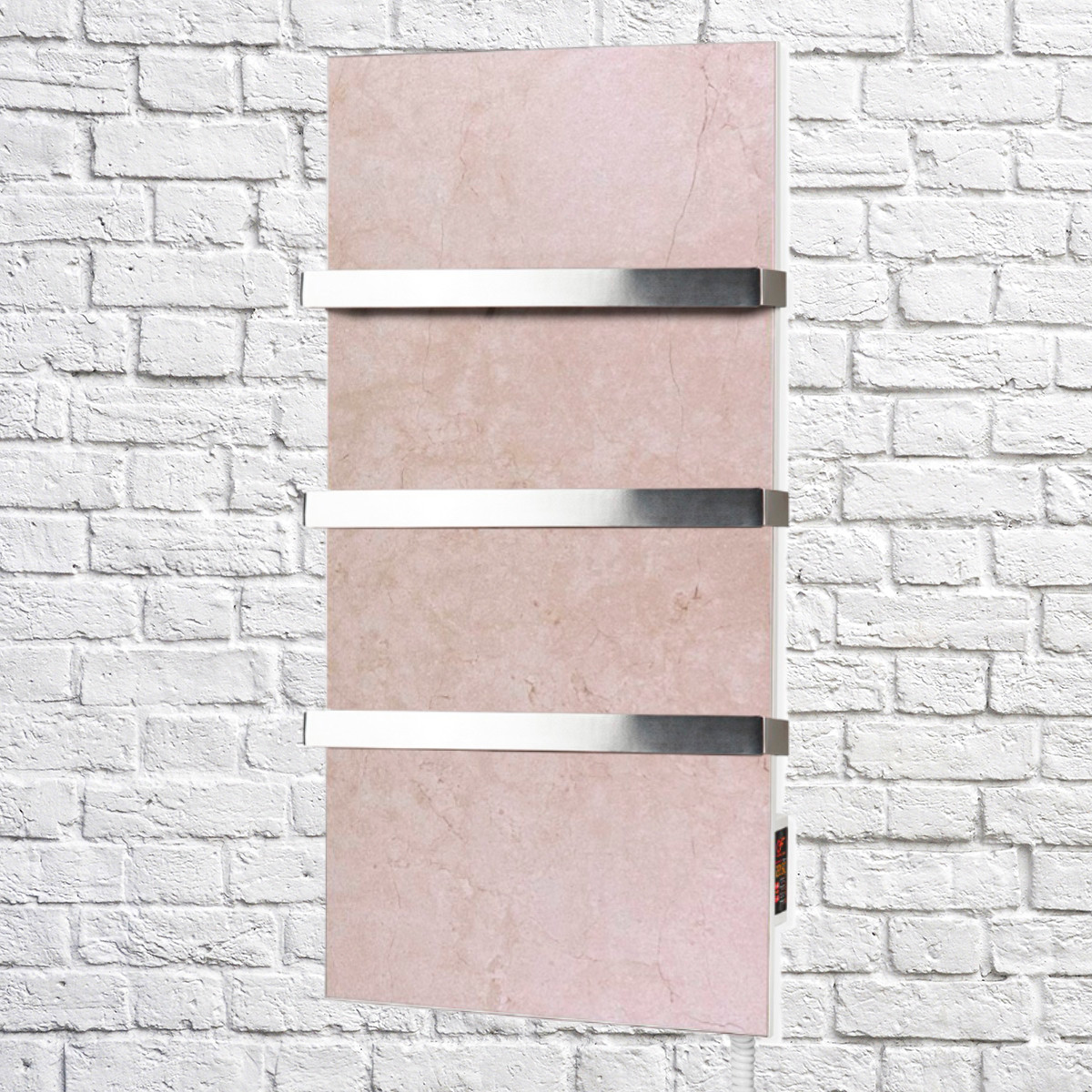 Рушникосушка керамічна 600TBg (3R) з трьома ручками, бежева, фото 1