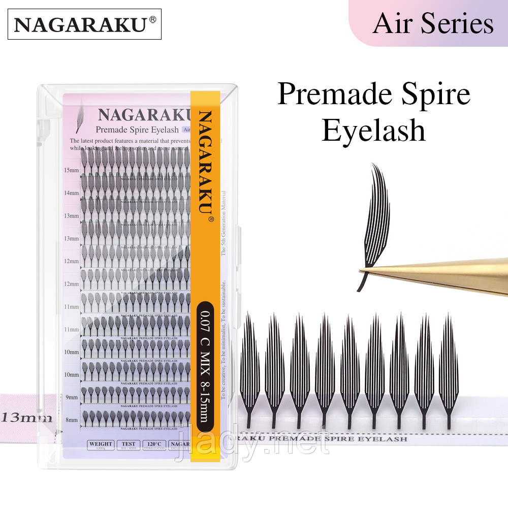 Nagaraku Пір'я мікс 8-15мм Spire Air Series