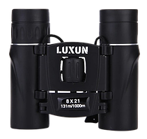 Бінокль Luxun 8x21 зі скляними лінзами (Чорний)