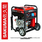 Інверторний дизельний генератор SAKUMA SD10000iE1/3