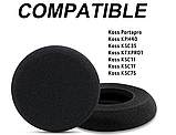 Оригінальні безшовні амбушури Koss KPH40 KSC35​​​​​​​ KTX PRO1 KSC17​​​​​​​ KSC75 Porta Pro Wireless, фото 8