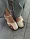 Босоніжки жіночі, бежеві, фото 7