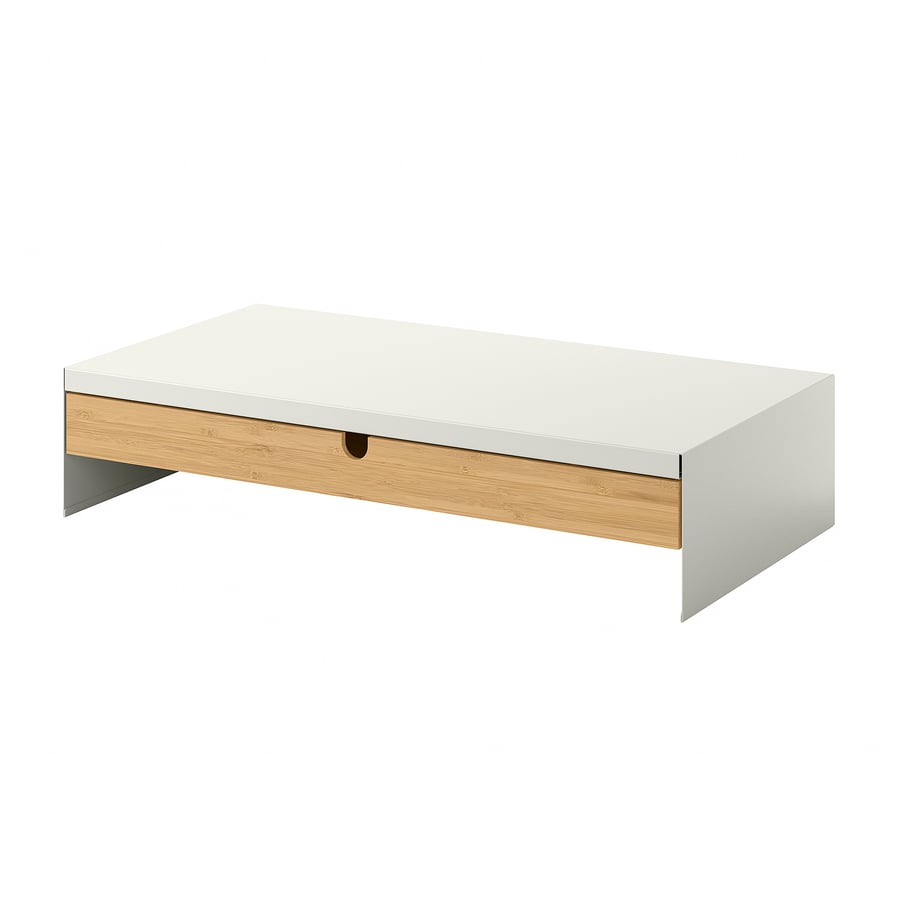 Підставка для монітора з шухлядою IKEA ELLOVEN (ІКЕА ЕЛЛОВЕН), 50474770. Біла, фото 1