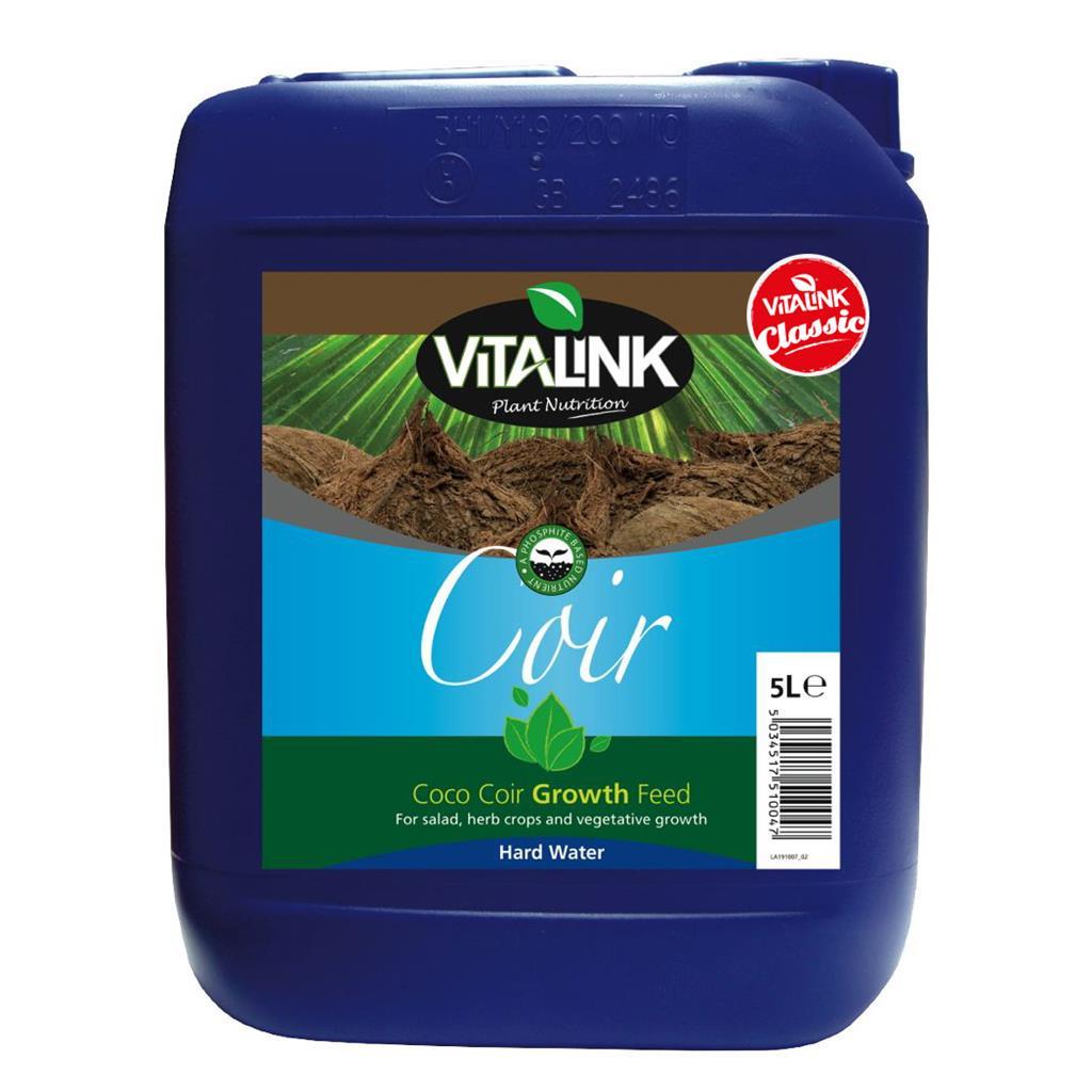 VitaLink Coir Classic Growth HW 5л добриво для кокосового субстрату