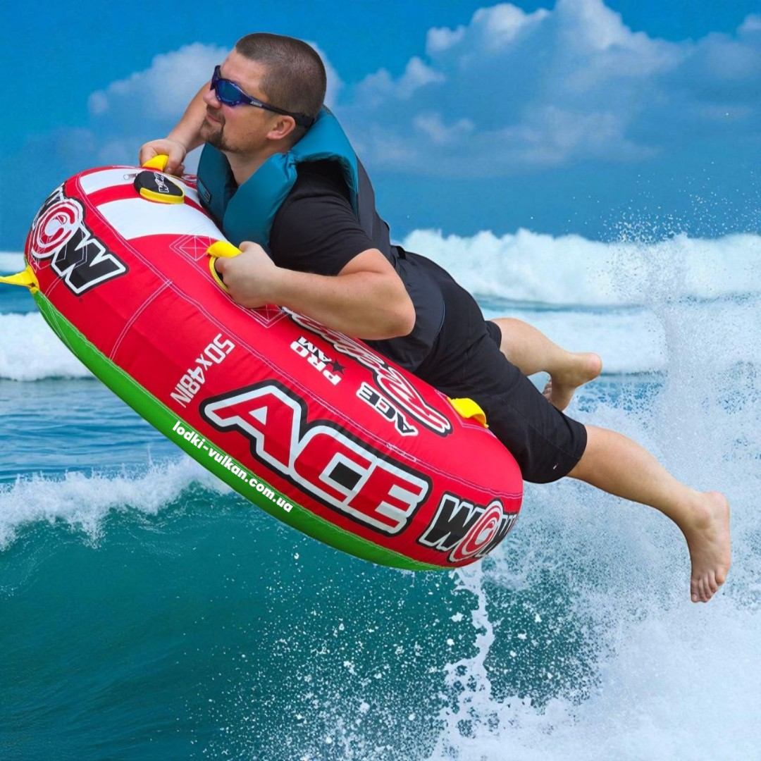 Одномісна надувна тарілка WOW Ace Racing 1P, фото 1