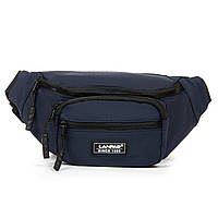 Сумка Чоловіча На пояс нейлон Lanpad 83043 blue. Купити чоловічі сумки гуртом і в роздріб Україні.