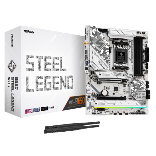 Материнська плата ASRock B650 Steel Legend Wi-Fi Socket AM5 (B650 STEEL LEGEND WIFI)
