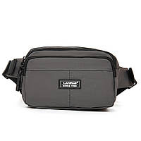 Сумка Чоловіча На пояс нейлон Lanpad A63749 grey. Купити чоловічі сумки гуртом і в роздріб Україні.
