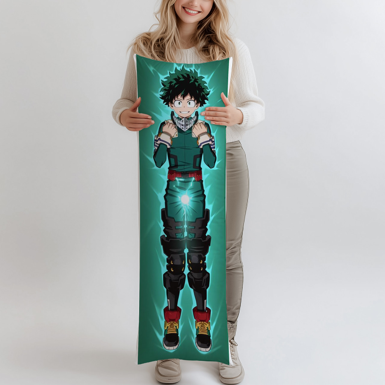 Дакімакура Ізуку Мідорія My Hero Academia, (подушка обіймашка) 120*40 см