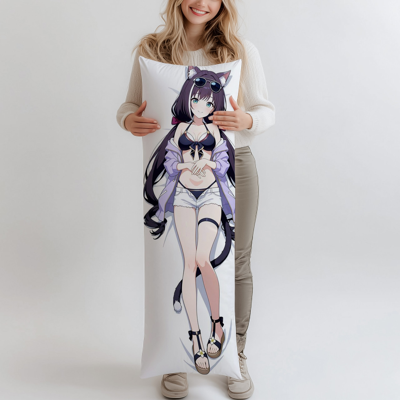 Дакімакура Кяру - Princess Connect 5, (подушка обіймашка) 120*40 см