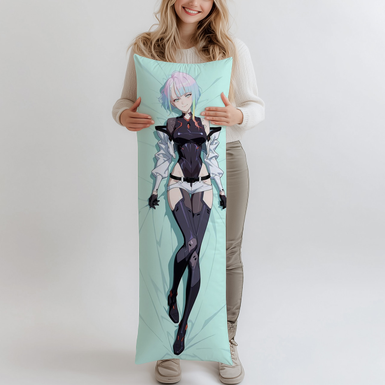 Дакімакура Люсі Cyberpunk 1, (подушка обіймашка) 120*40 см