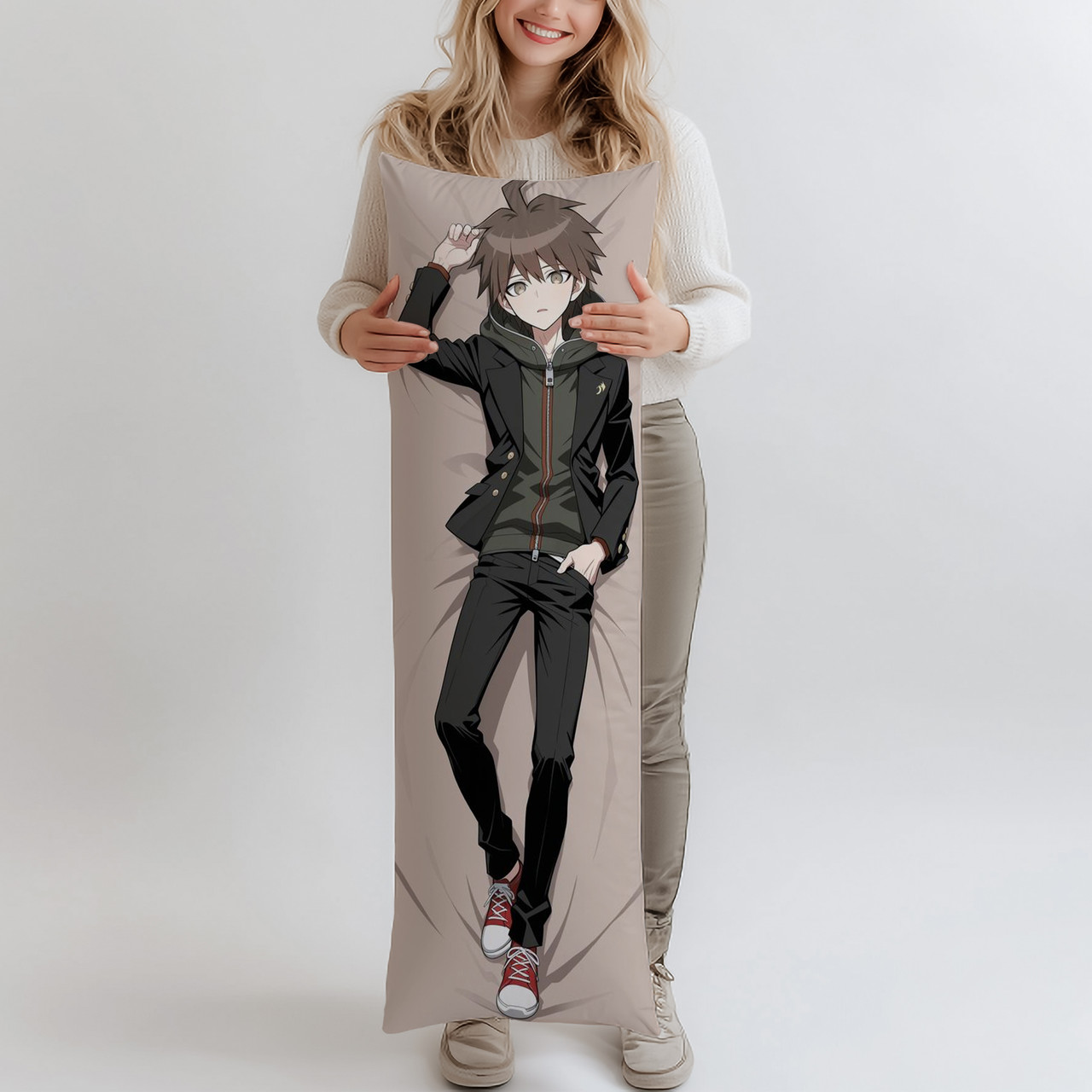 Дакімакура Макото Наегі Danganronpa, (подушка обіймашка) 120*40 см