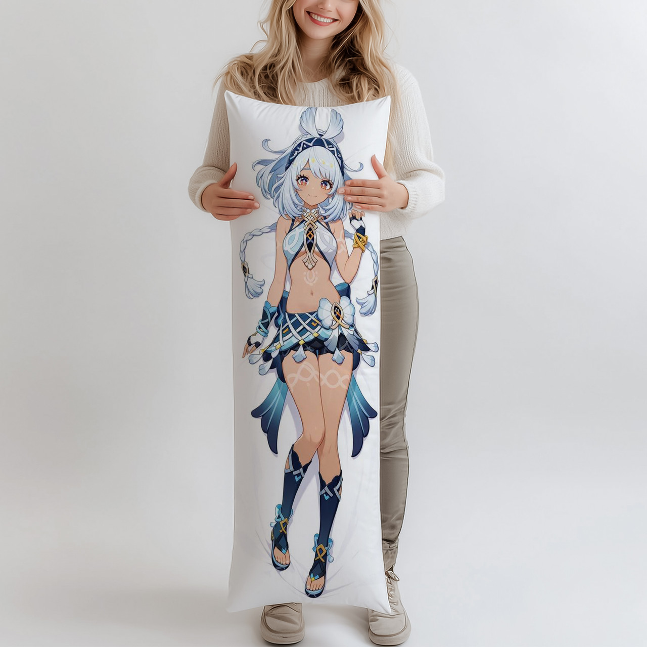 Дакімакура Муалані Genshin Impact, (подушка обіймашка) 120*40 см