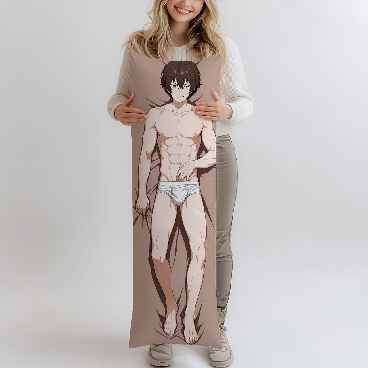 Дакімакура Осаму Дазай BSD 1, (подушка обіймашка) 120*40 см