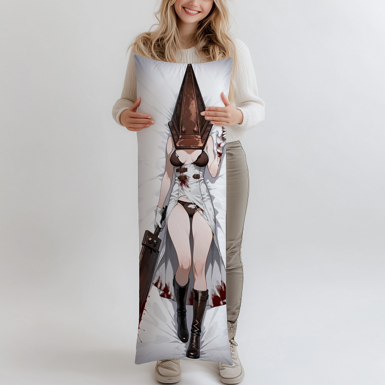 Дакімакура Пірамідоголова Pyramidhead Resident 1, (подушка обіймашка) 120*40 см