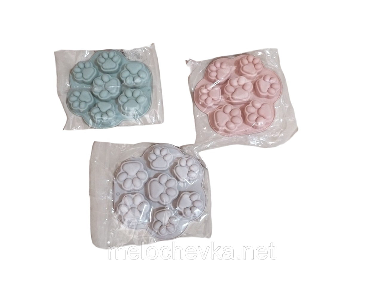 Форма силіконова лапа для цукерок і льоду