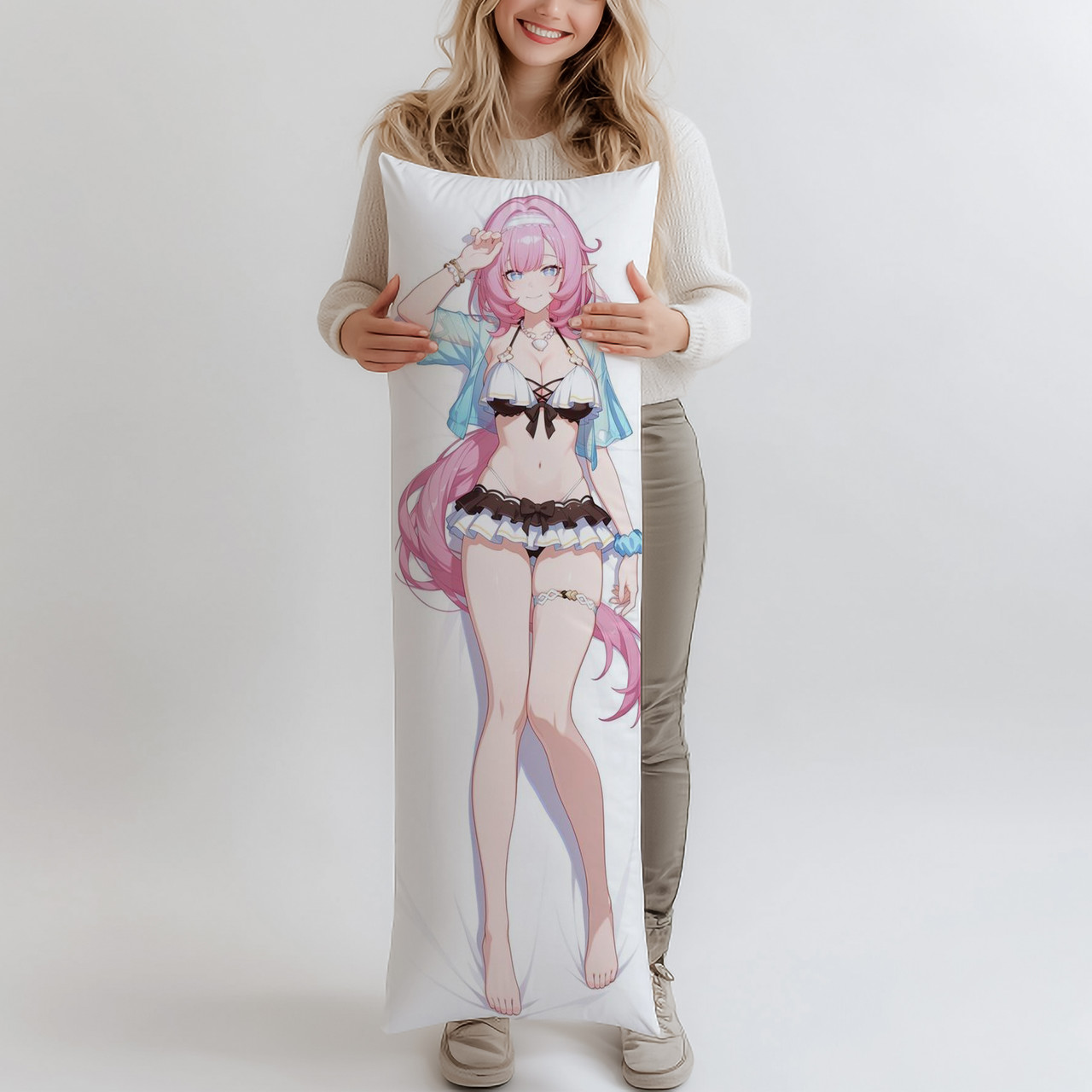 Дакімакура Елізія Honkai Impact 3rd 5, (подушка обіймашка) 120*40 см