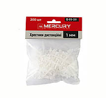 Хрестики для плитки 1 мм MERCURY Q-05-201
