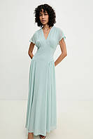 Urbanshop com ua Сукня Rotate колір бірюзовий maxi розкльошена 113906305 РОЗМІРИ ЗАПИТУЙТЕ