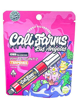 🌿 CBD картридж Cali Farms White Runtz 1 мл | Full Spectrum | Сумісність 510
