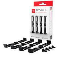 Рамка під номерний знак "Red Hill" чорна (на два номера) (безрамочна)