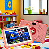 Дитячий ігровий планшет для навчання в школі 7 дюймів 4G 128GB Android Рожевий Kidiby K85, фото 7