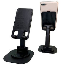 Підставка для телефона на стіл металева Чорний (60508)