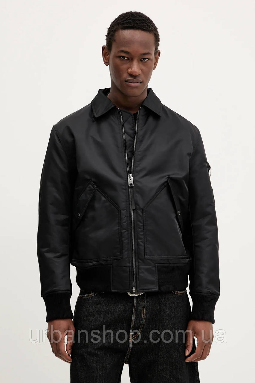 Urbanshop com ua Куртка HUGO колір чорний перехідна 50541604 РОЗМІРИ ЗАПИТУЙТЕ