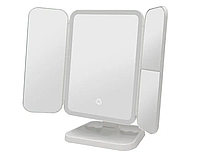 Зеркало для макияжа с LED подсветкой (XW-810) (тройное) косметическое зеркало. YU227