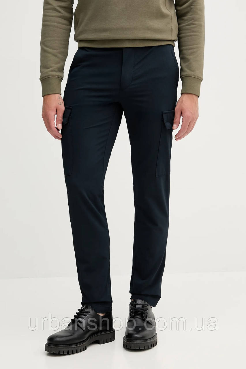 Urbanshop com ua Штани BOSS колір синій облягаючі 50546916 РОЗМІРИ ЗАПИТУЙТЕ