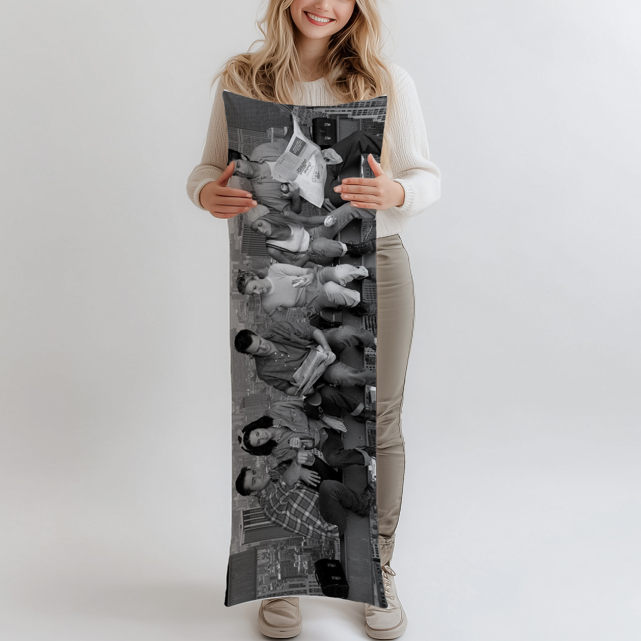 Дакімакура, Друзі, (подушка обіймашка) 120*40 см