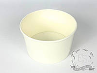 Кашпо Крафт для мильних букетів низьке d110 всередині біле (без кришки)