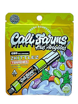 🌿 CBD картридж Cali Farms Zkittlez 1 мл | Full Spectrum | Сумісний з 510