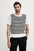 Urbanshop com ua Бавовняна жилетка Tommy Hilfiger x F1 THE MOVIE колір чорний легке MW0MW41385 РОЗМІРИ