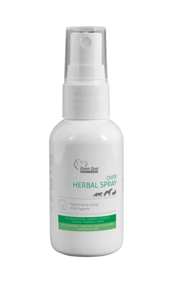 Over Zoo Over Herbal Spray засіб для догляду за ротовою порожниною собак та котів - 50 мл