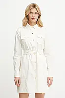 Urbanshop com ua Сукня Marciano Guess PAT колір бежевий mini розкльошена 5GGK42 7315A РОЗМІРИ ЗАПИТУЙТЕ