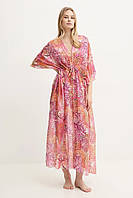 Urbanshop com ua Пляжна накидка з домішкою шовку Guess колір помаранчевий E5GK02 WE550 РОЗМІРИ ЗАПИТУЙТЕ