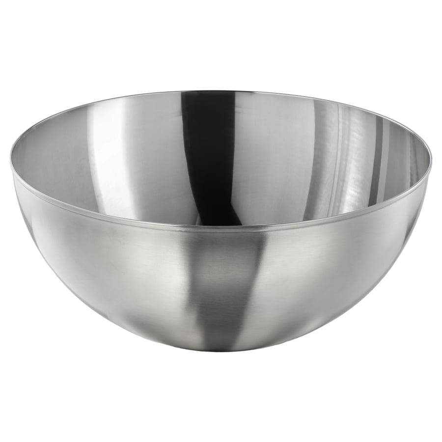 Миска IKEA BLANDA BLANK Діаметр – 28 см 500.572.54 Сталева, фото 1
