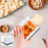 Хліборізка з піддоном для крихт Біла, фото 5