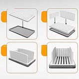 Хліборізка з піддоном для крихт Біла, фото 6